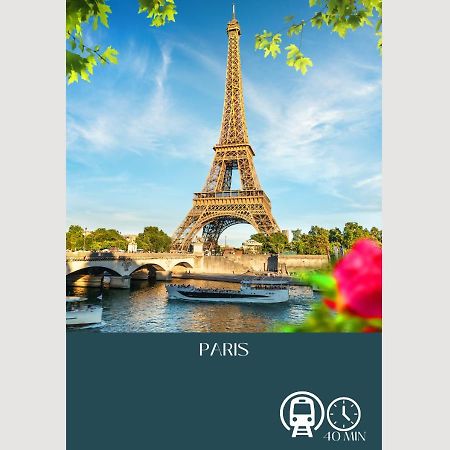 Appartement-Paris-Disney-Terrasse-Jardin-Parking Vaires-sur-Marne Eksteriør bilde
