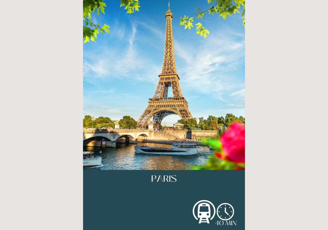 Appartement-Paris-Disney-Terrasse-Jardin-Parking Vaires-sur-Marne Eksteriør bilde