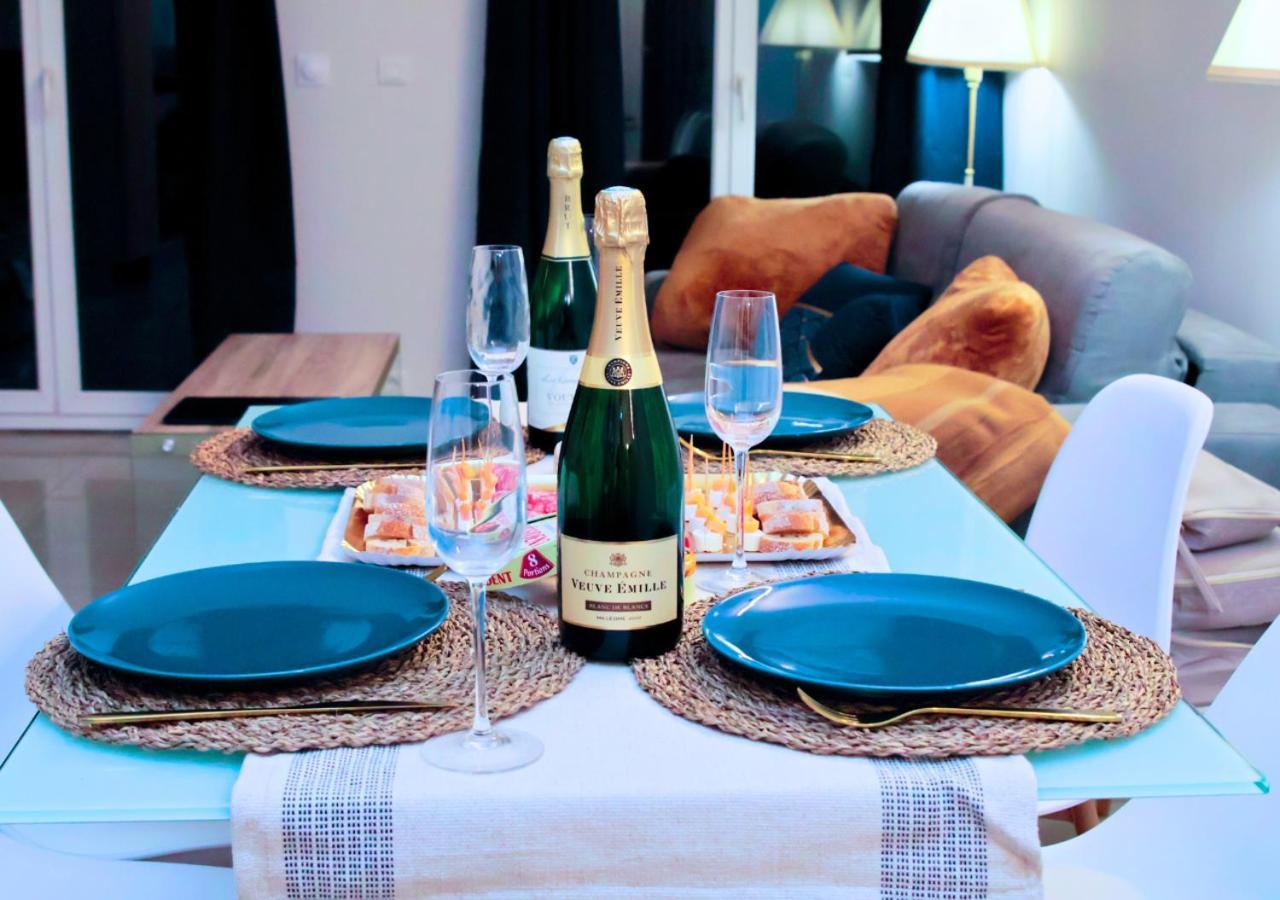 Appartement-Paris-Disney-Terrasse-Jardin-Parking Vaires-sur-Marne Eksteriør bilde